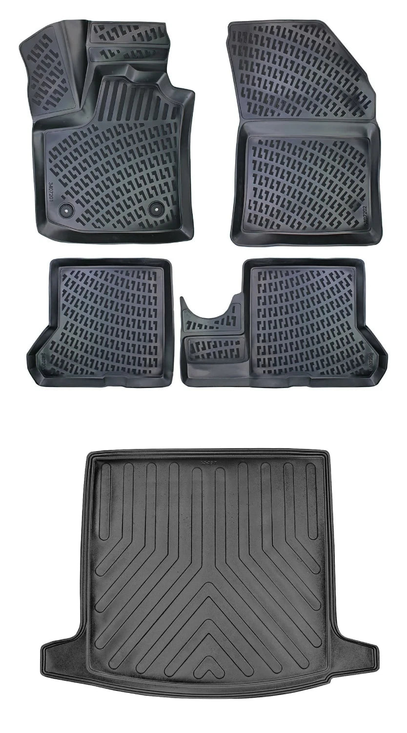 Rizline Mercedes Cla 2020 Sonrası 3D Araca Özel Paspas ve Bagaj Havuzu Bmy