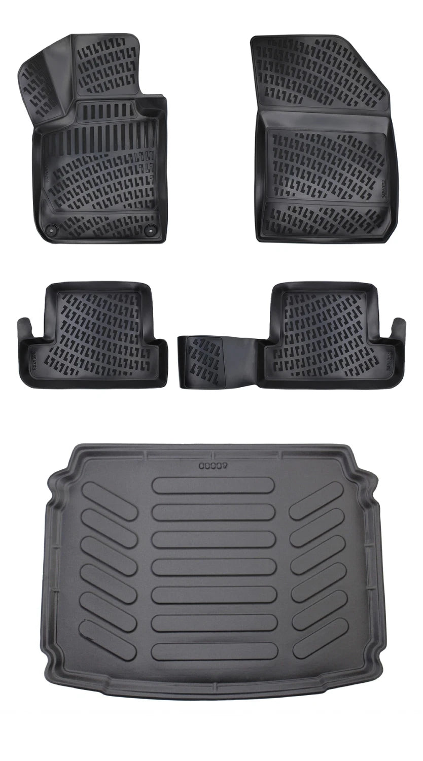 Rizline Peugeot 308 2013-2021 3D Araca Özel Paspas ve Bagaj Havuzu Bmy