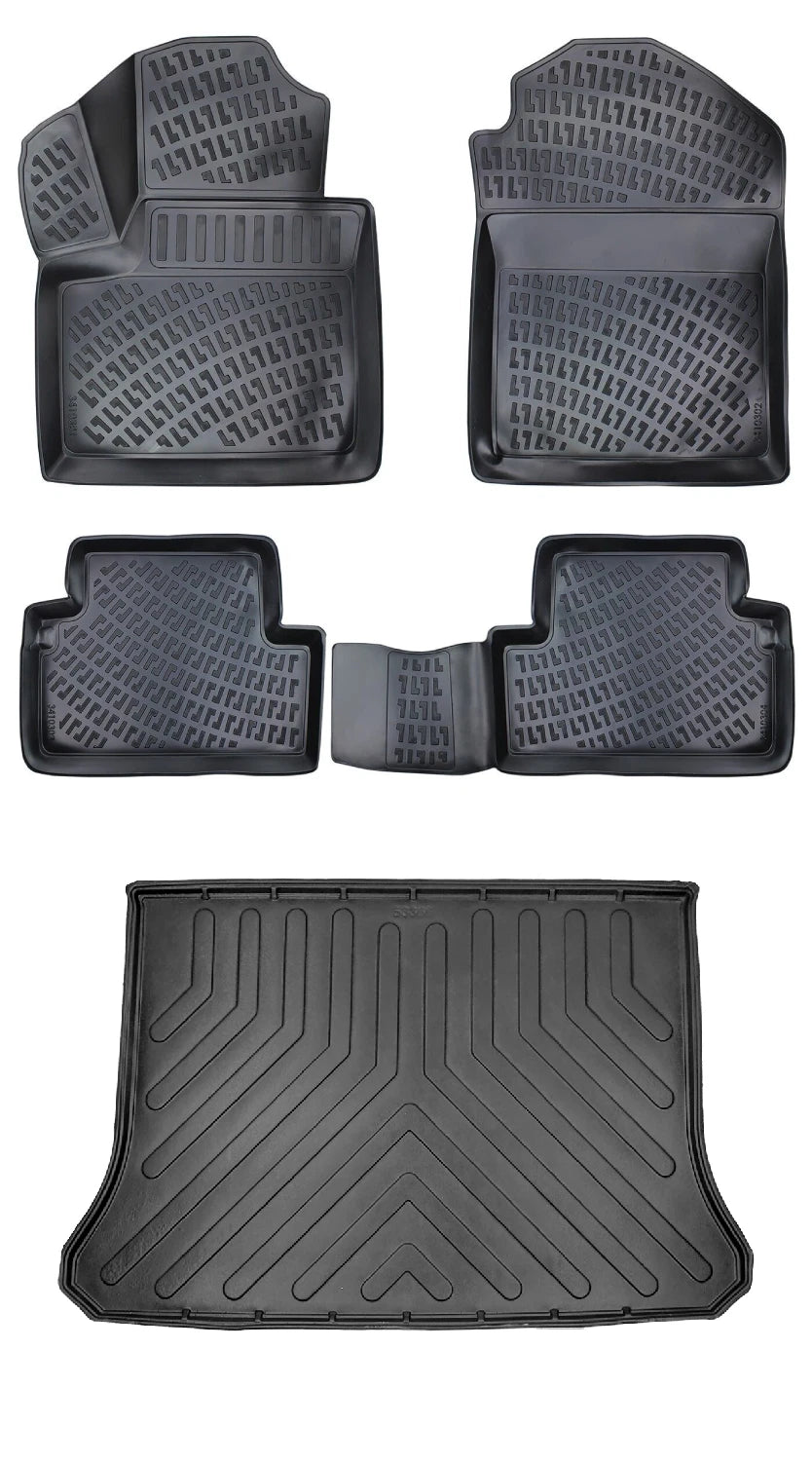 Rizline Ford Connect Cepli 2002-2013 3D Araca Özel Paspas ve Bagaj Havuzu Bmy