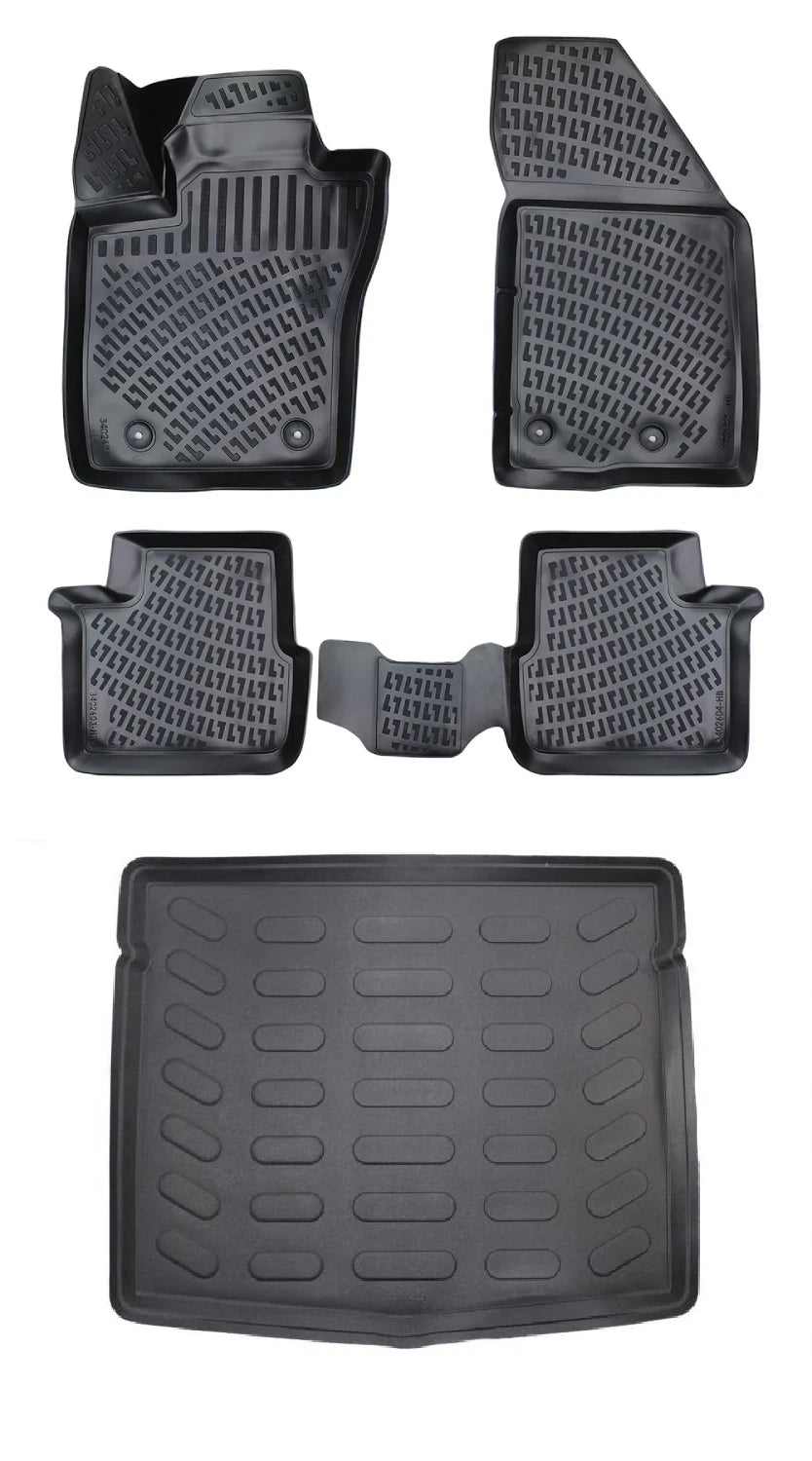 Rizline Fiat Egea Cross Stepneli Bagaj 2020 Sonrası 3D Araca Özel Paspas ve Bagaj Havuzu Bmy