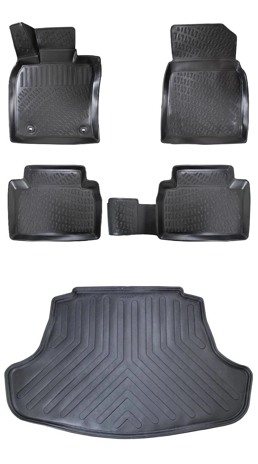 Rizline Toyota Camry Hybrit 2018-2024 3D Araca Özel Paspas ve Bagaj Havuzu Bmy