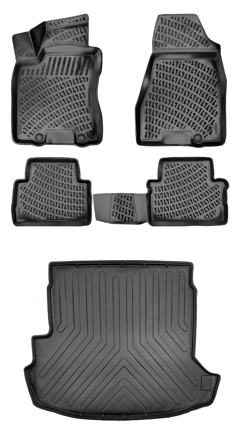 Rizline Nissan X-Trail 2007-2013 3D Araca Özel Paspas ve Bagaj Havuzu Bmy