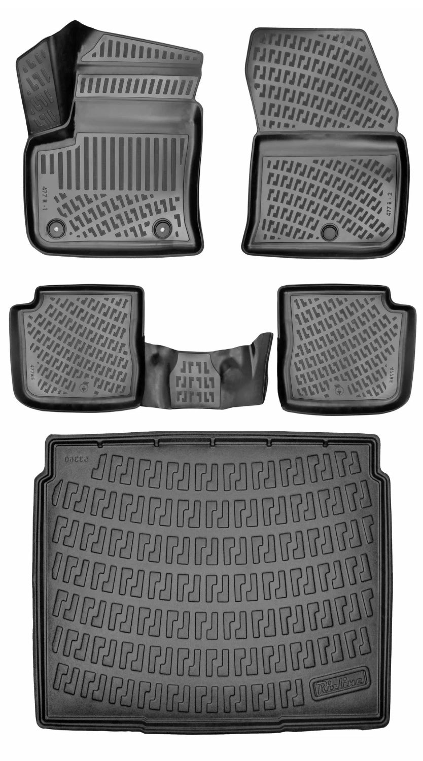 Rizline Peugeot 2008 Elektrikli Alt Bagaj 2021 Sonrası 3D Araca Özel Paspas ve Bagaj Havuzu Bmy