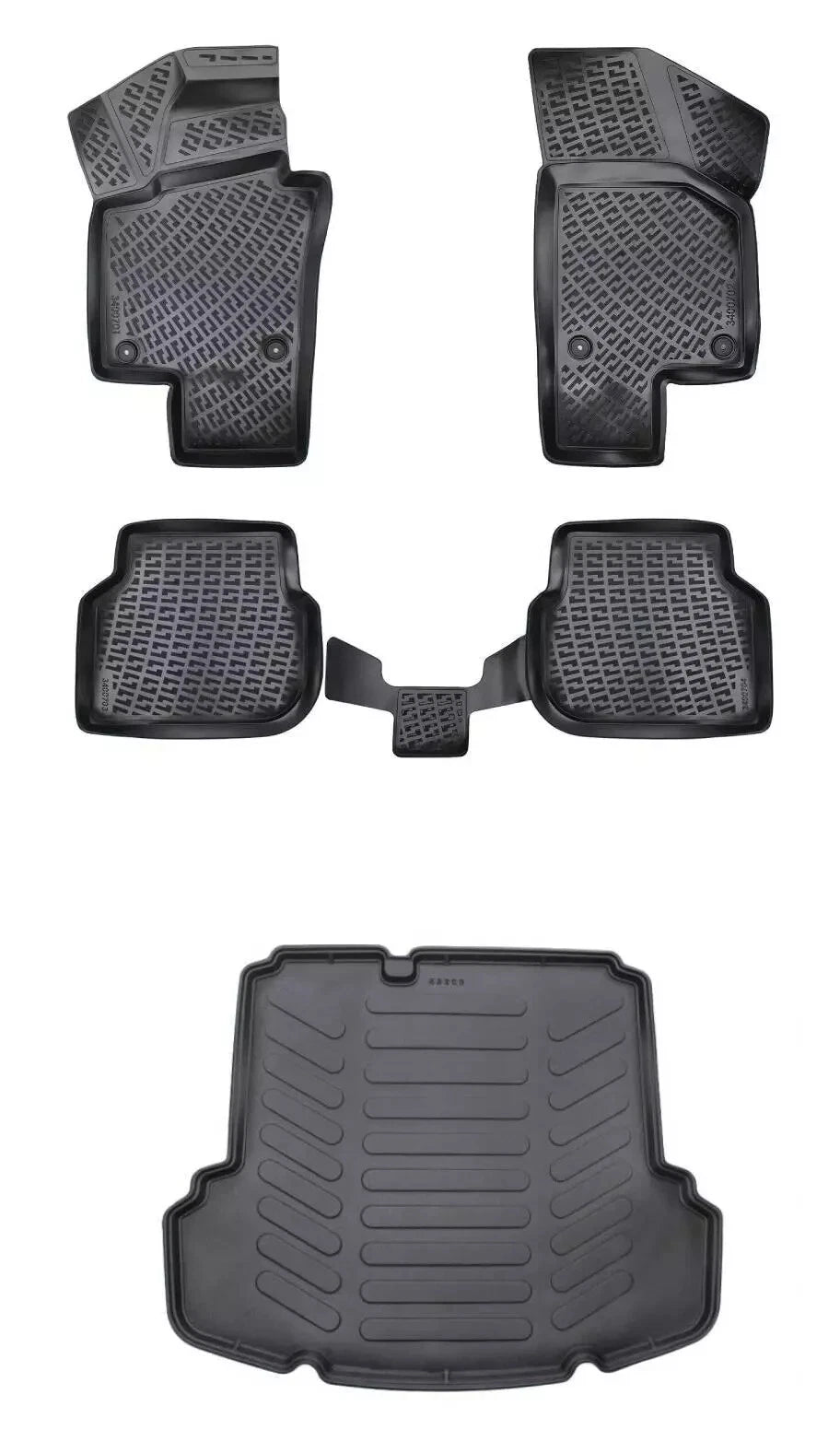 Rizline Volkswagen Jetta Cepli 2011 Sonrası 3D Araca Özel Paspas ve Bagaj Havuzu Bmy