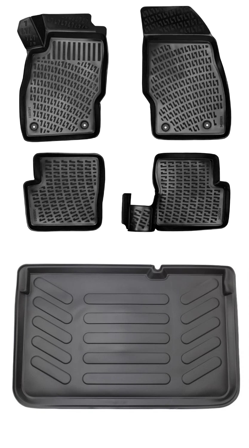 Rizline Opel Corsa E Üst Bagaj 2014 Sonrası 3D Araca Özel Paspas ve Bagaj Havuzu Bmy