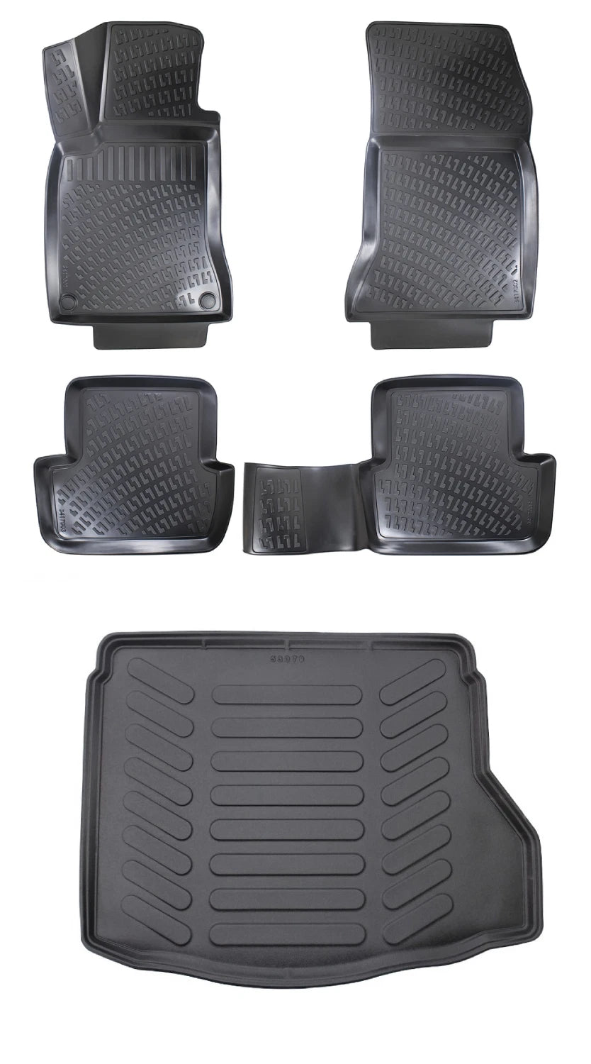 Rizline Mercedes Cla 2013-2019 3D Araca Özel Paspas ve Bagaj Havuzu Bmy