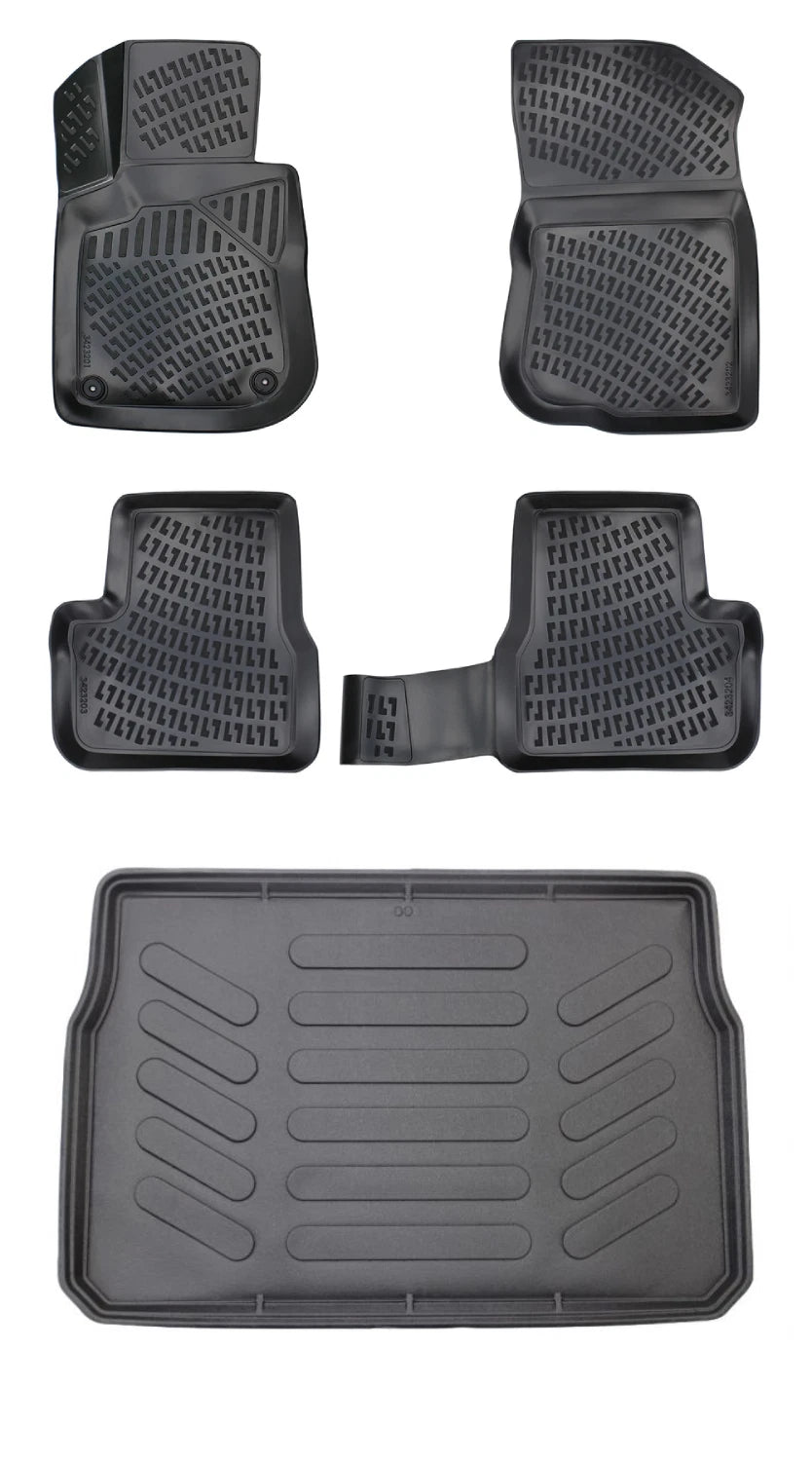 Rizline Peugeot 208 2012-2019 3D Araca Özel Paspas ve Bagaj Havuzu Bmy