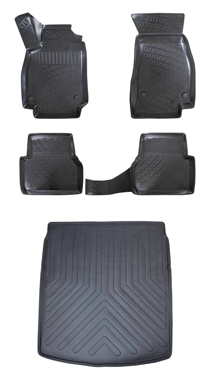 Rizline Audi A7 2018 Sonrası 3D Araca Özel Paspas ve Bagaj Havuzu Bmy