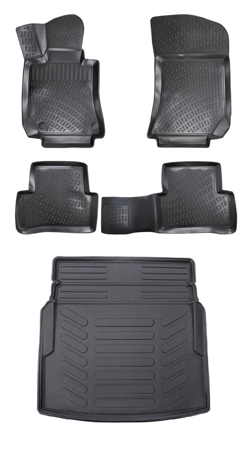 Rizline Mercedes E Serisi W212 Rampalı Bagaj 2010-2016 3D Araca Özel Paspas ve Bagaj Havuzu Bmy