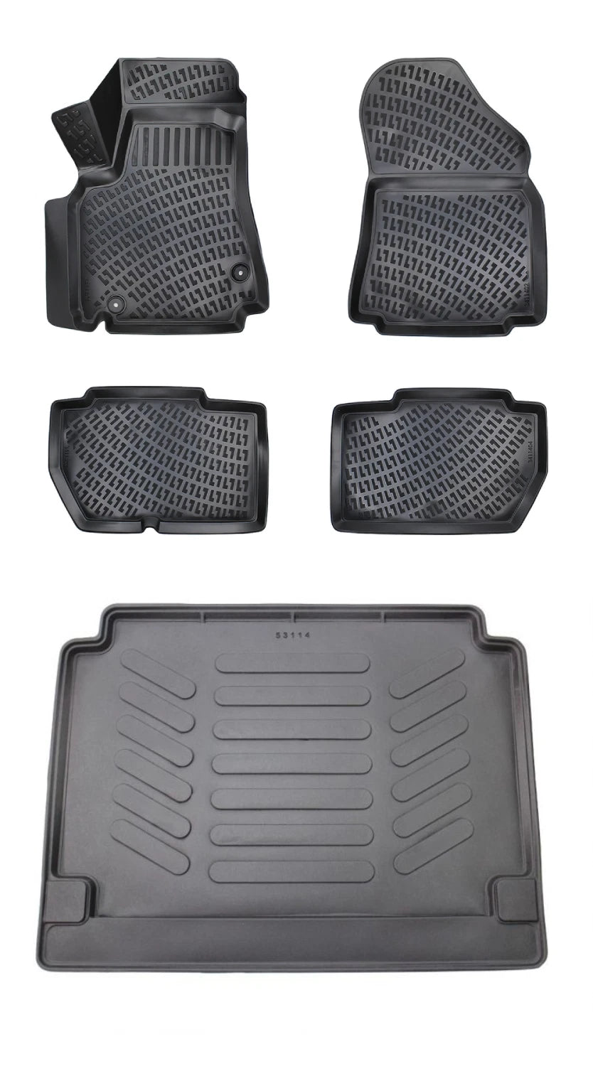 Rizline Citroen Berlingo 90 Hp 2009-2018 3D Araca Özel Paspas ve Bagaj Havuzu Bmy