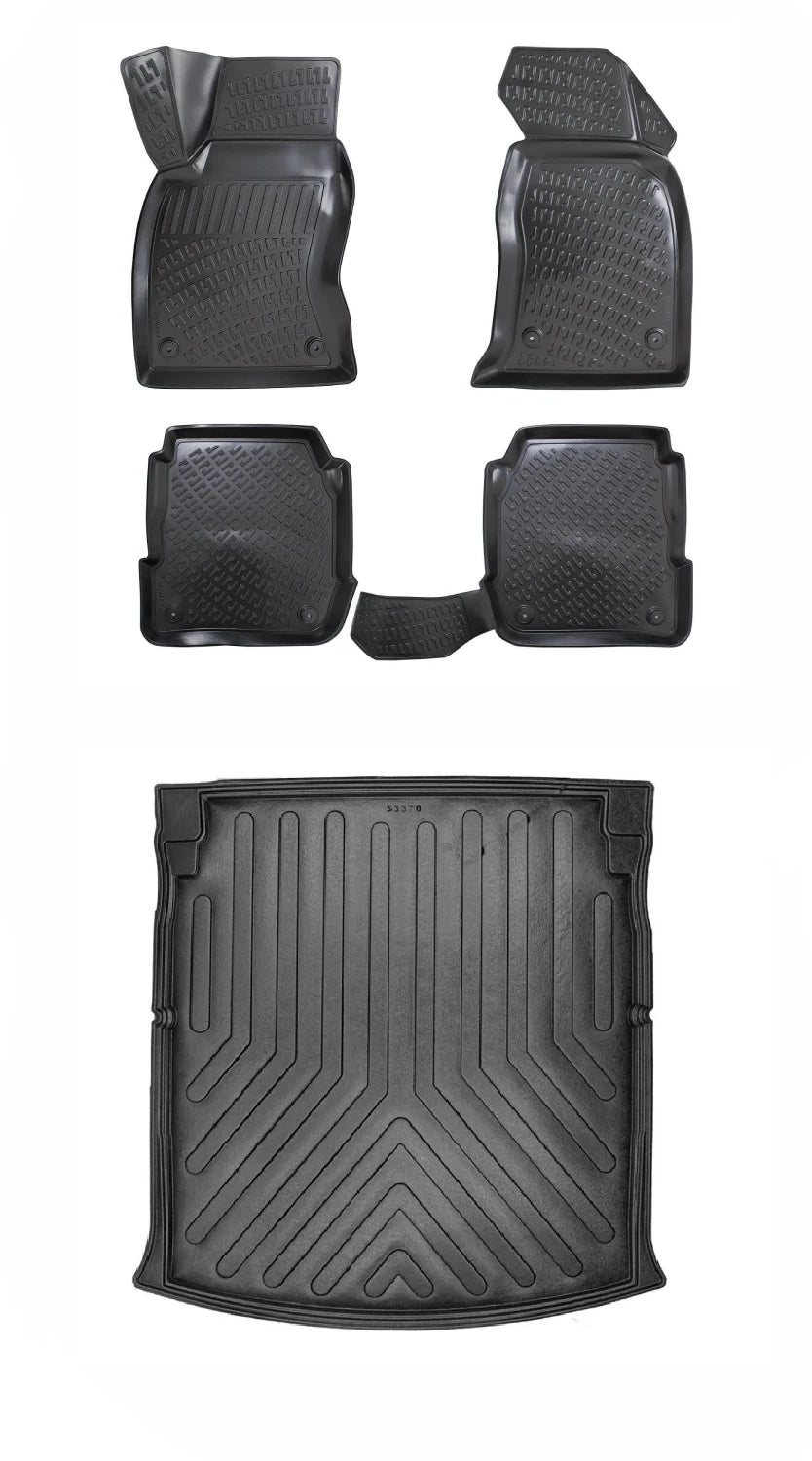 Rizline Audi A6 C5 1997-2004 3D Araca Özel Paspas ve Bagaj Havuzu Bmy