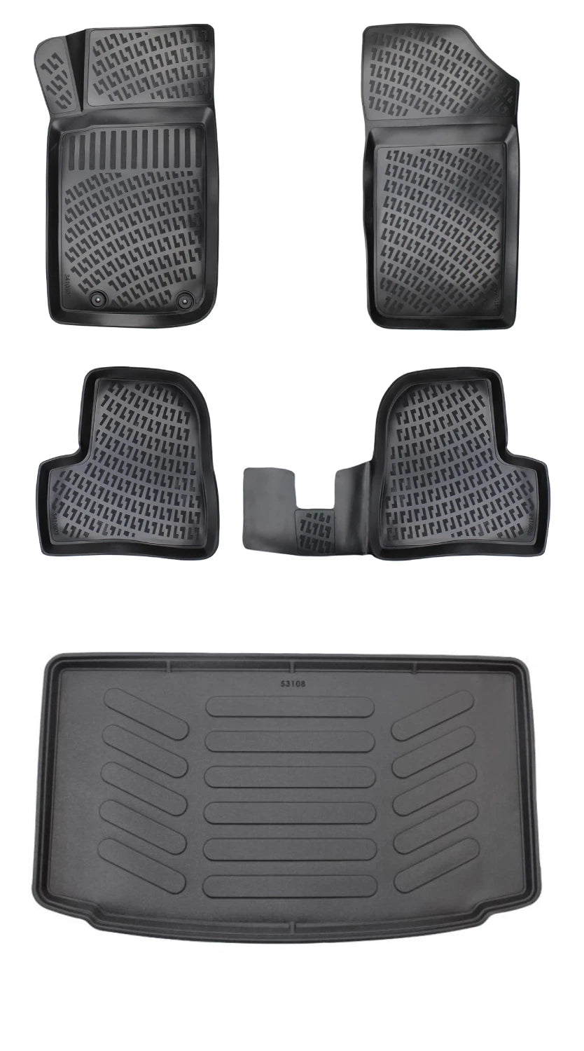 Rizline Peugeot 206 1999 Sonrası 3D Araca Özel Paspas ve Bagaj Havuzu Bmy