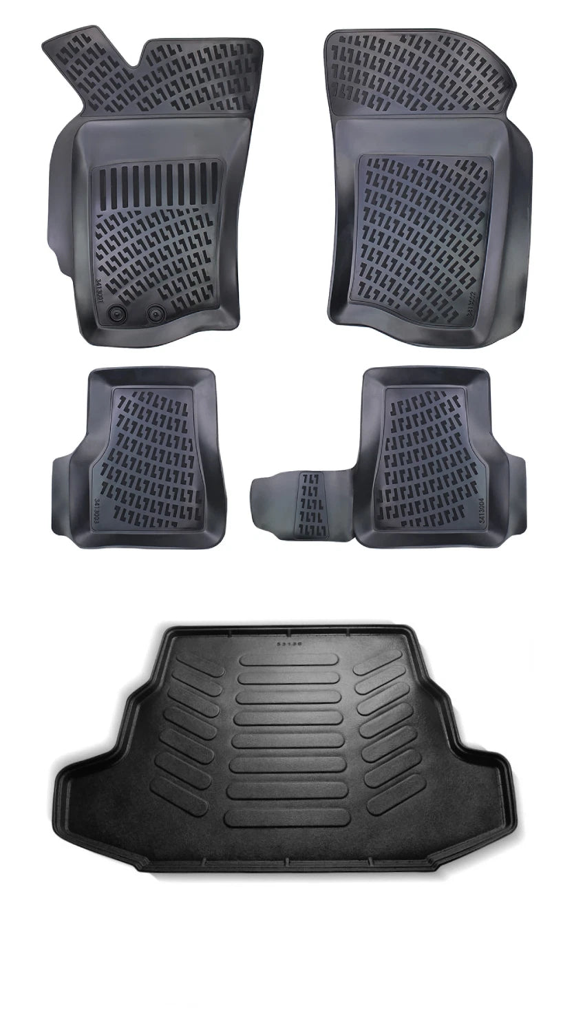 Rizline Fiat Albea 2002 Sonrası 3D Araca Özel Paspas ve Bagaj Havuzu Bmy