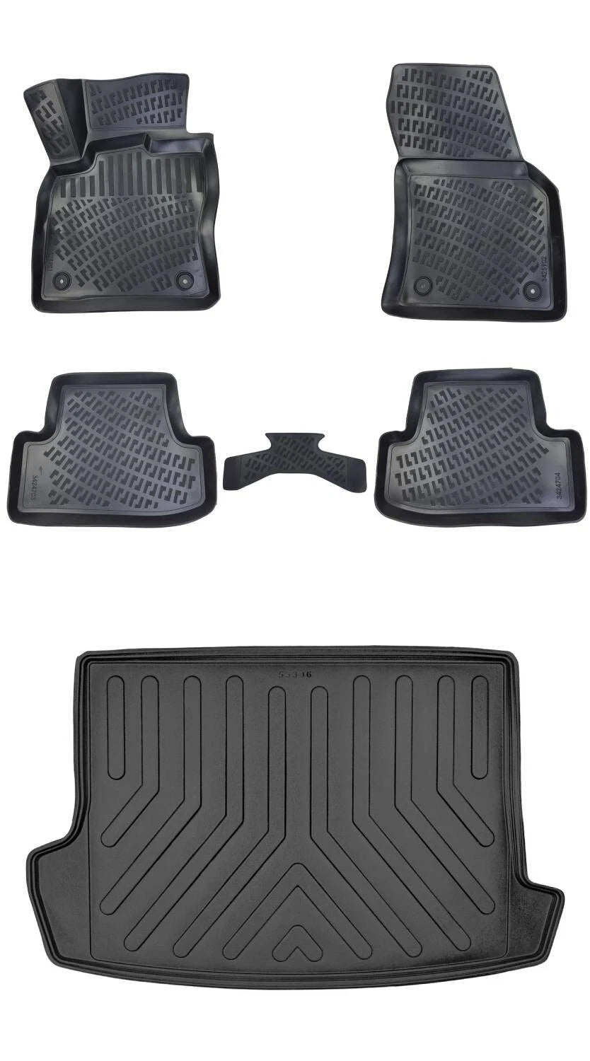 Rizline Volkswagen T-Roc Üst Bagaj 2017 Sonrası 3D Araca Özel Paspas ve Bagaj Havuzu Bmy