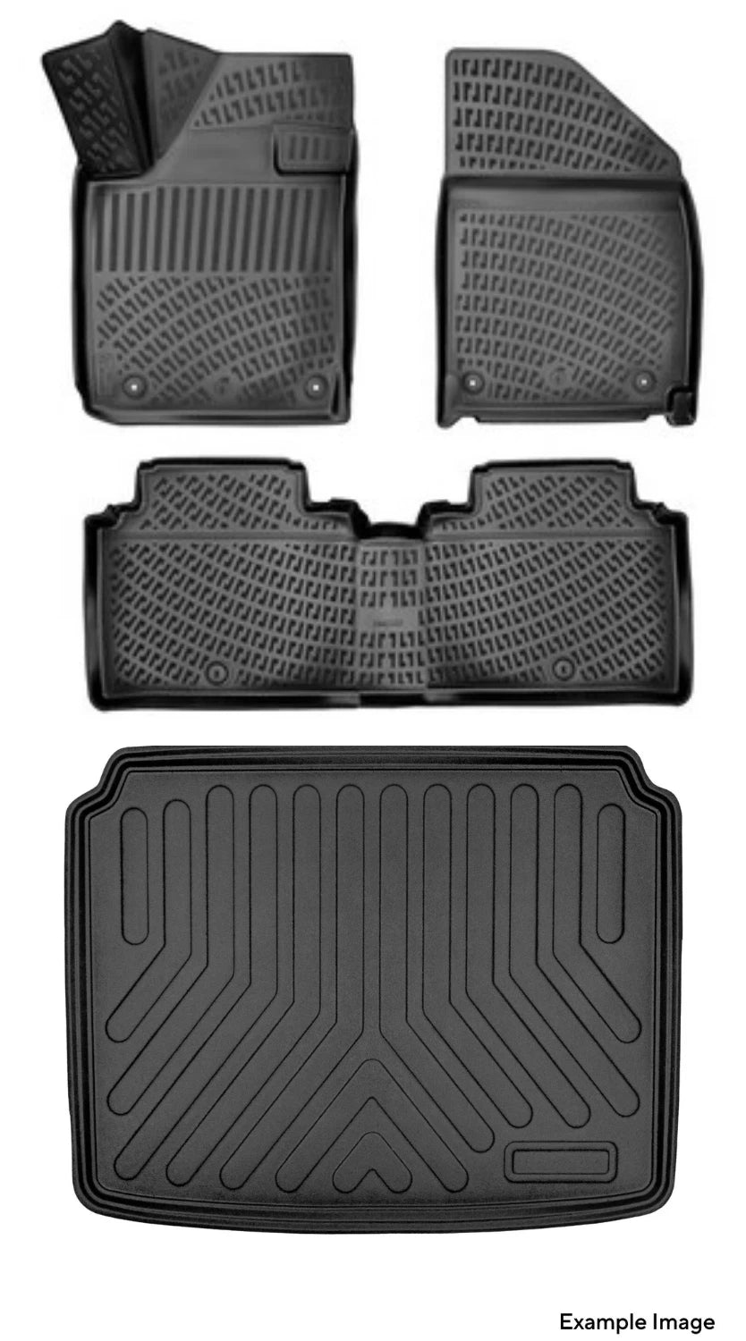 Rizline Hyundai Ioniq 6 2022 Sonrası 3D Araca Özel Paspas ve Bagaj Havuzu Bmy