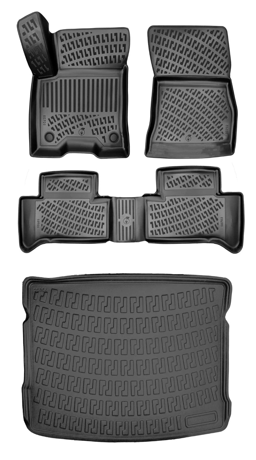 Rizline Mercedes Eqa 2021 Sonrası 3D Araca Özel Paspas ve Bagaj Havuzu Bmy