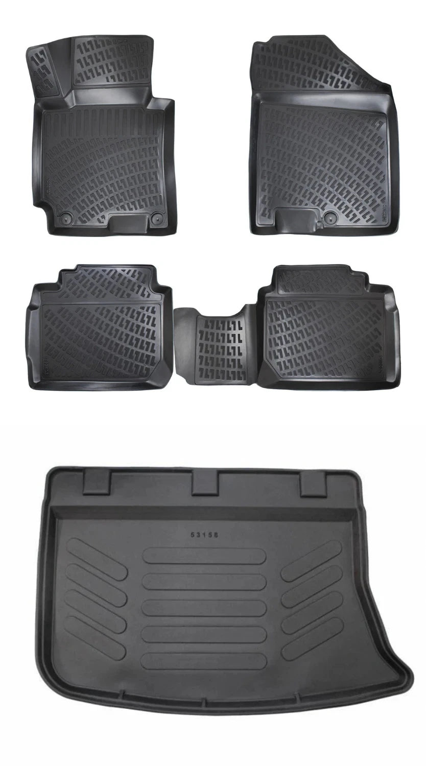 Rizline Hyundai I30 Hb 2007-2012 3D Araca Özel Paspas ve Bagaj Havuzu Bmy