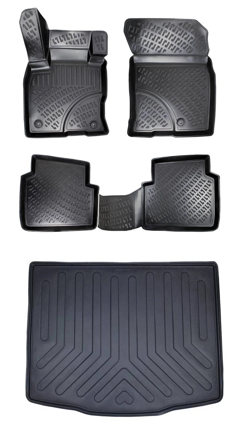 Rizline Ford Escape 2020 Sonrası 3D Araca Özel Paspas ve Bagaj Havuzu Bmy