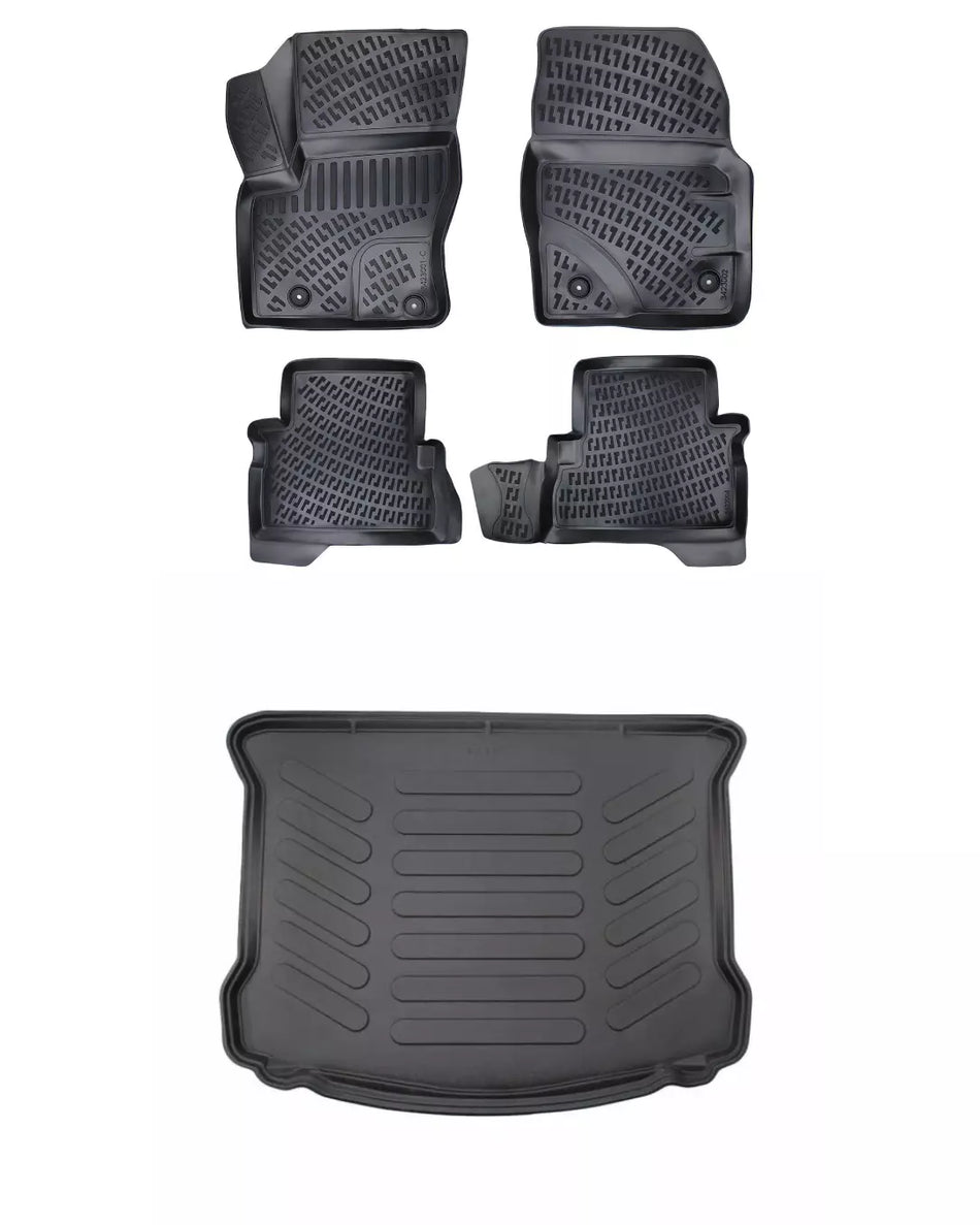 Rizline Ford Kuga 2008-2012 3D Araca Özel Paspas ve Bagaj Havuzu Bmy