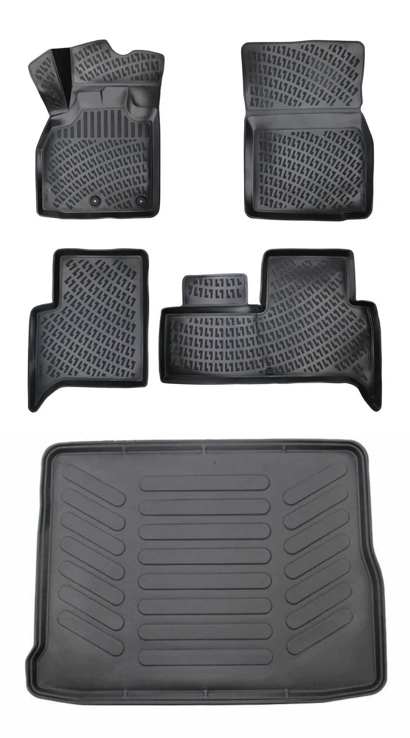 Rizline Renault Scenic 3 (5 Koltuk) 2009-2016 3D Araca Özel Paspas ve Bagaj Havuzu Bmy