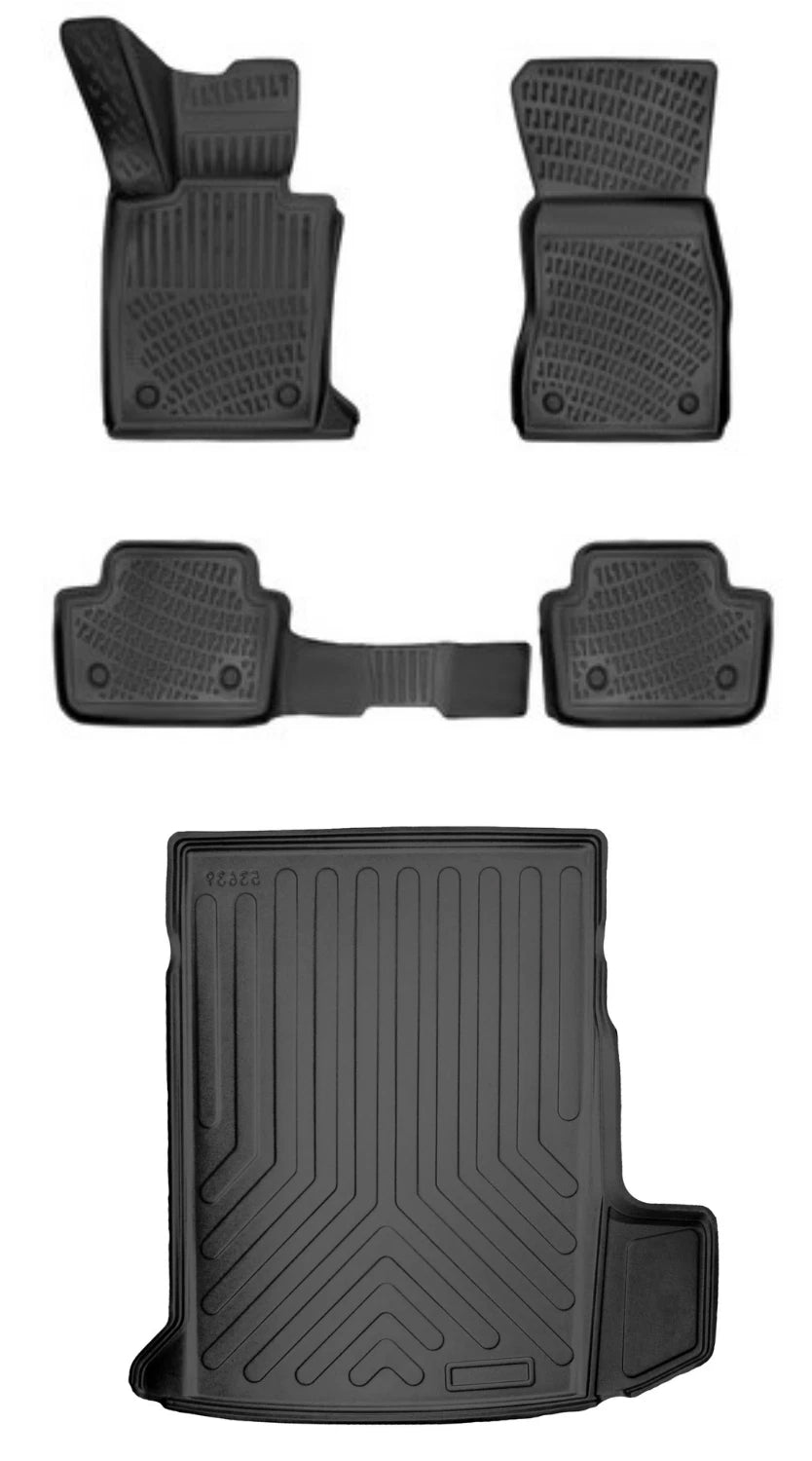 Rizline Bmw I5 Edrive 40 (G60) 2023 Sonrası 3D Araca Özel Paspas ve Bagaj Havuzu Bmy