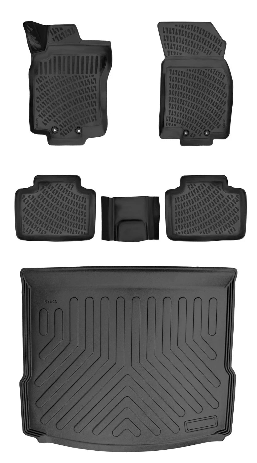 Rizline Renault Koleos 2016 Sonrası 3D Araca Özel Paspas ve Bagaj Havuzu Bmy