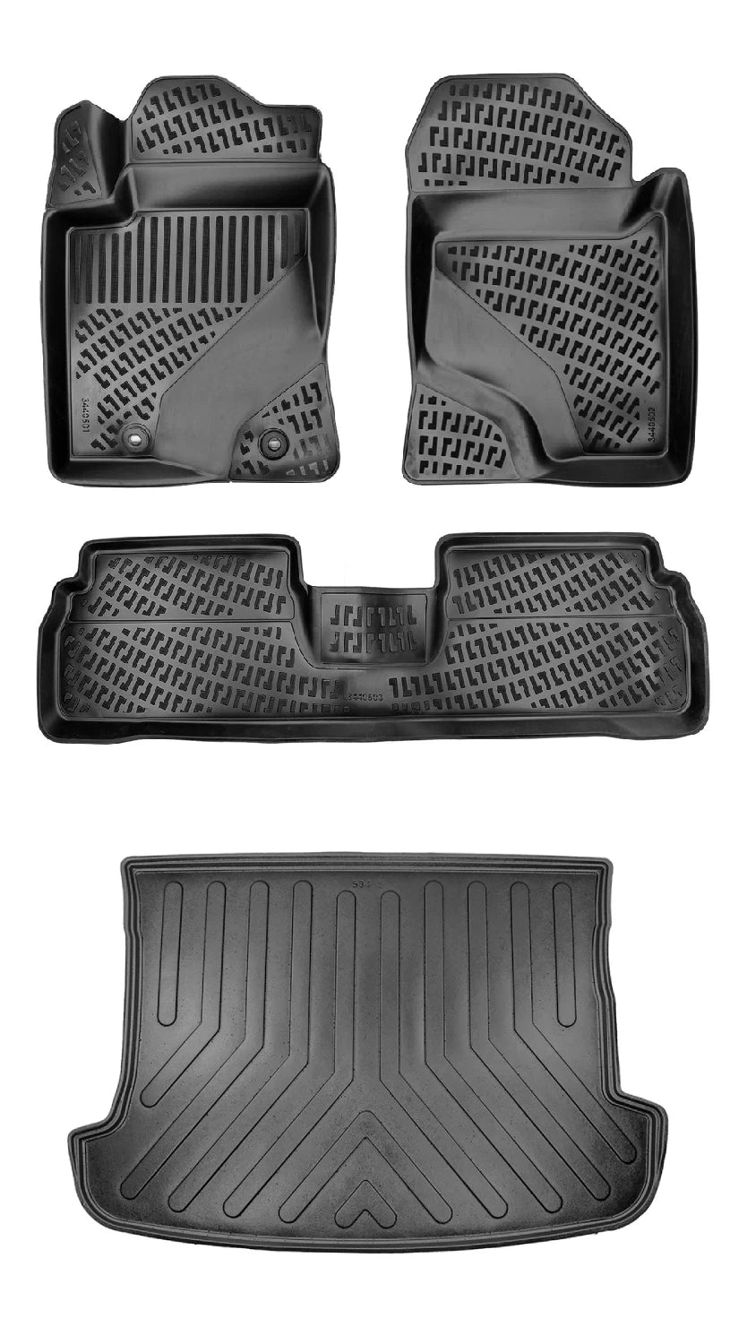 Rizline Toyota Verso 2003-2009 3D Araca Özel Paspas ve Bagaj Havuzu Bmy