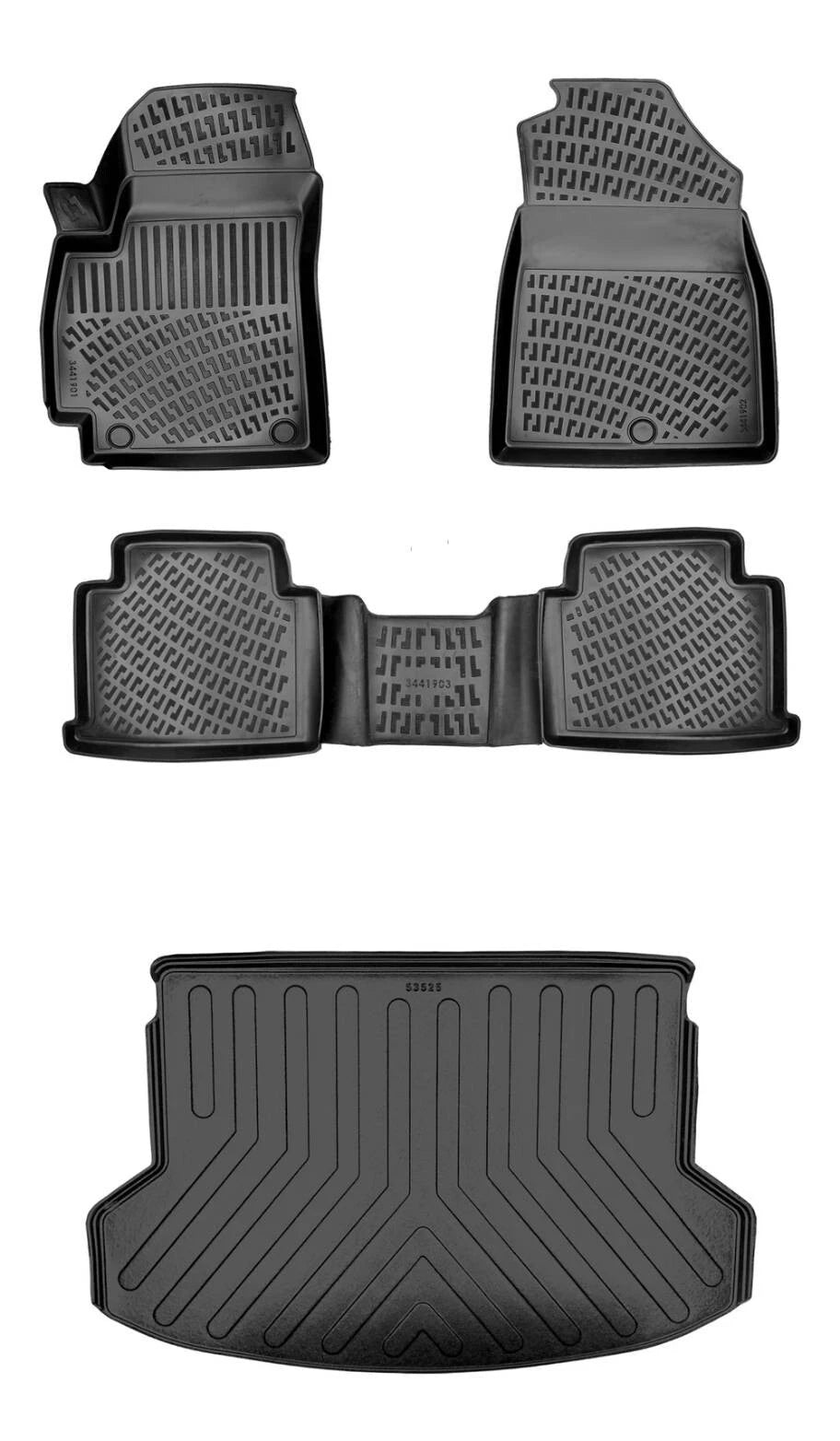Rizline Kia Seltos Usa 2021 Sonrası 3D Araca Özel Paspas ve Bagaj Havuzu Bmy
