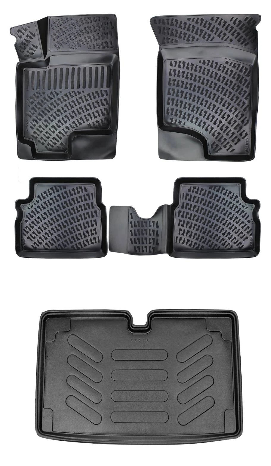 Rizline Hyundai Getz 2002 Sonrası 3D Araca Özel Paspas ve Bagaj Havuzu Bmy