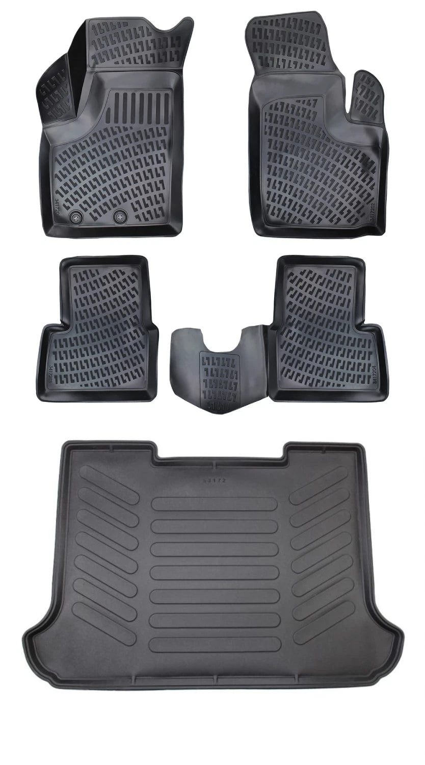 Rizline Fiat Doblo 2001-2009 3D Araca Özel Paspas ve Bagaj Havuzu Bmy