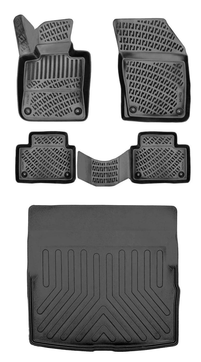 Rizline Volvo S60 2019 Sonrası 3D Araca Özel Paspas ve Bagaj Havuzu Bmy