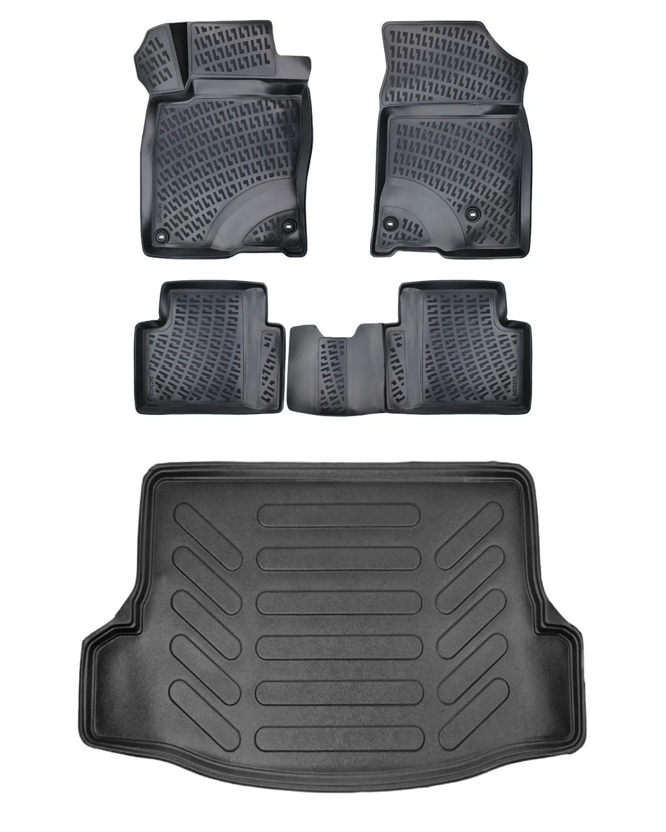 Rizline Honda Civic Hb 2016-2021 3D Araca Özel Paspas ve Bagaj Havuzu Bmy