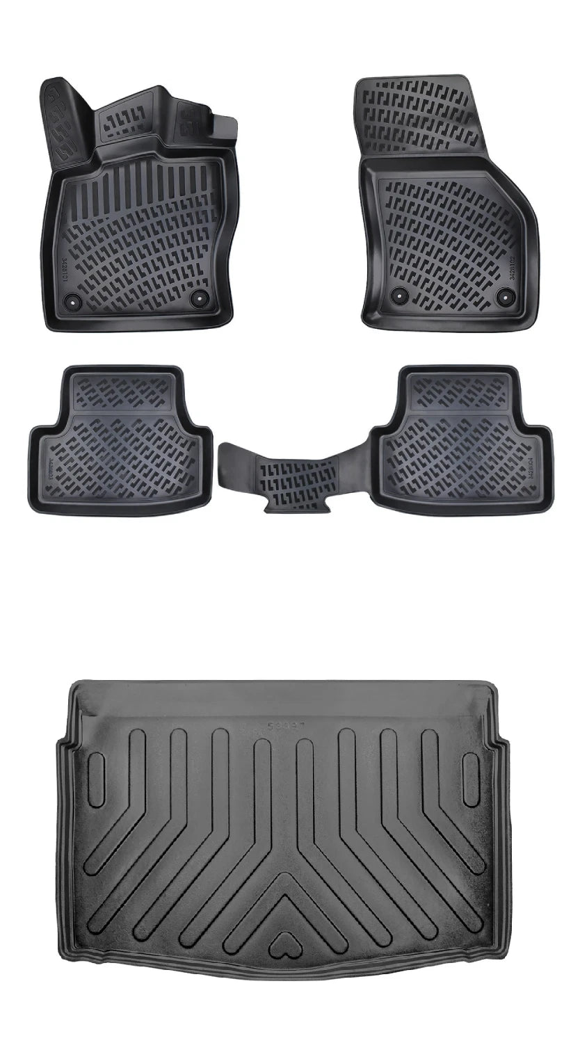 Rizline Volkswagen Golf 8 Manuel Vites Alt Bagaj 2020 Sonrası 3D Araca Özel Paspas ve Bagaj Havuzu Bmy