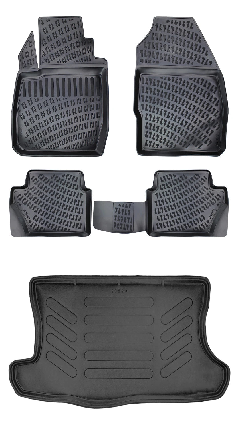 Rizline Ford Fusion 2002-2012 3D Araca Özel Paspas ve Bagaj Havuzu Bmy