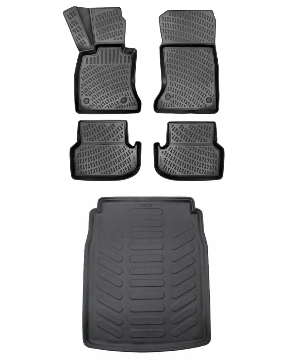 Rizline Bmw 5 Serisi F10 2013-2016 3D Araca Özel Paspas ve Bagaj Havuzu Bmy