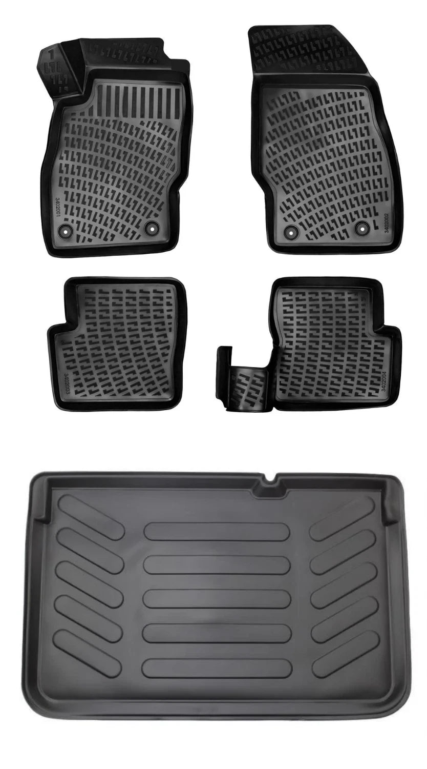 Rizline Opel Corsa D 2006-2014 3D Araca Özel Paspas ve Bagaj Havuzu Bmy