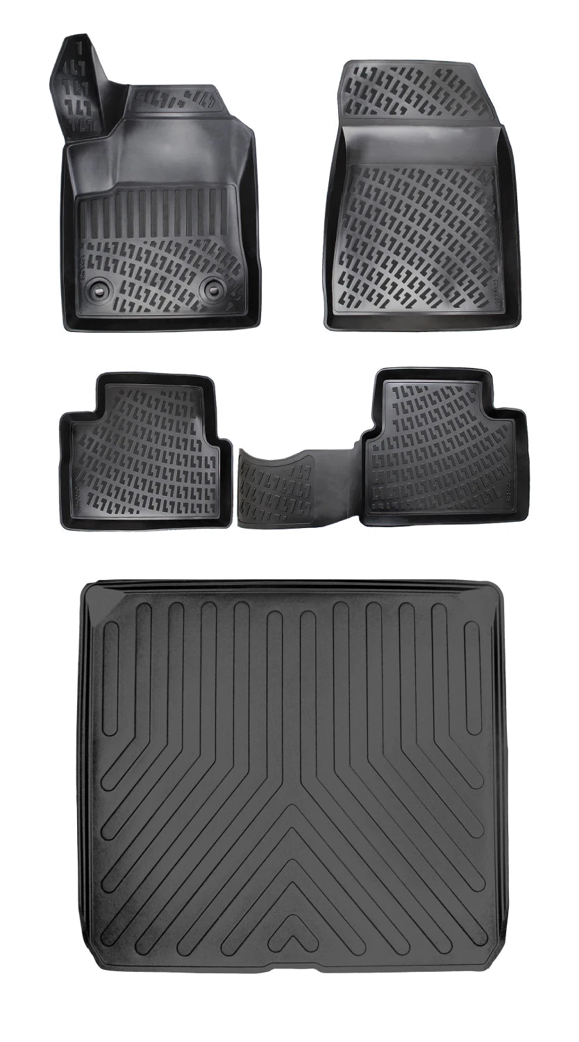 Rizline Fiat Stilo Station Wagon 2001-2008 3D Araca Özel Paspas ve Bagaj Havuzu Bmy