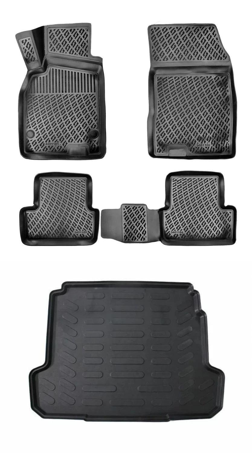 Rizline Renault Fluence 2009 Sonrası 3D Araca Özel Paspas ve Bagaj Havuzu Bmy