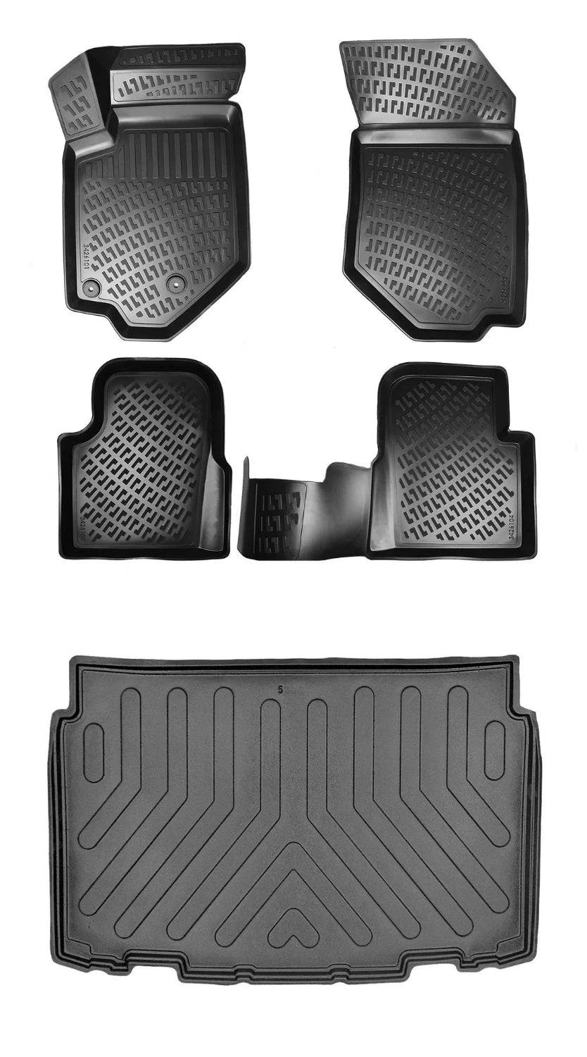 Rizline Opel Mokka Alt Bagaj 2021 Sonrası 3D Araca Özel Paspas ve Bagaj Havuzu Bmy