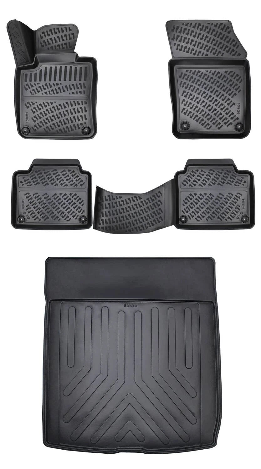 Rizline Volvo S90 2016 Sonrası 3D Araca Özel Paspas ve Bagaj Havuzu Bmy