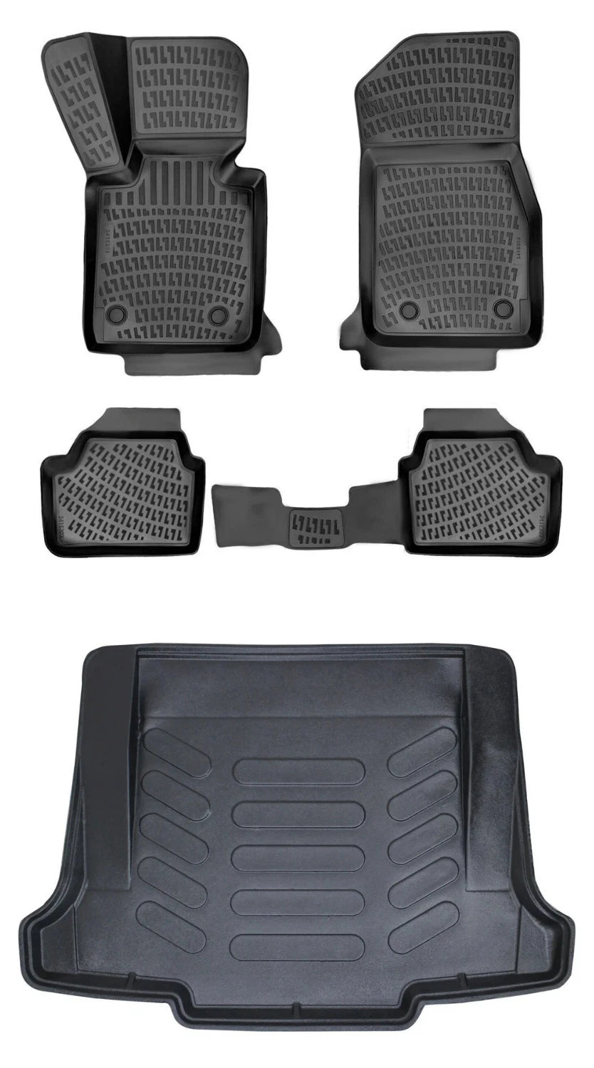 Rizline Bmw 1 Serisi E87 2004-2010 3D Araca Özel Paspas ve Bagaj Havuzu Bmy