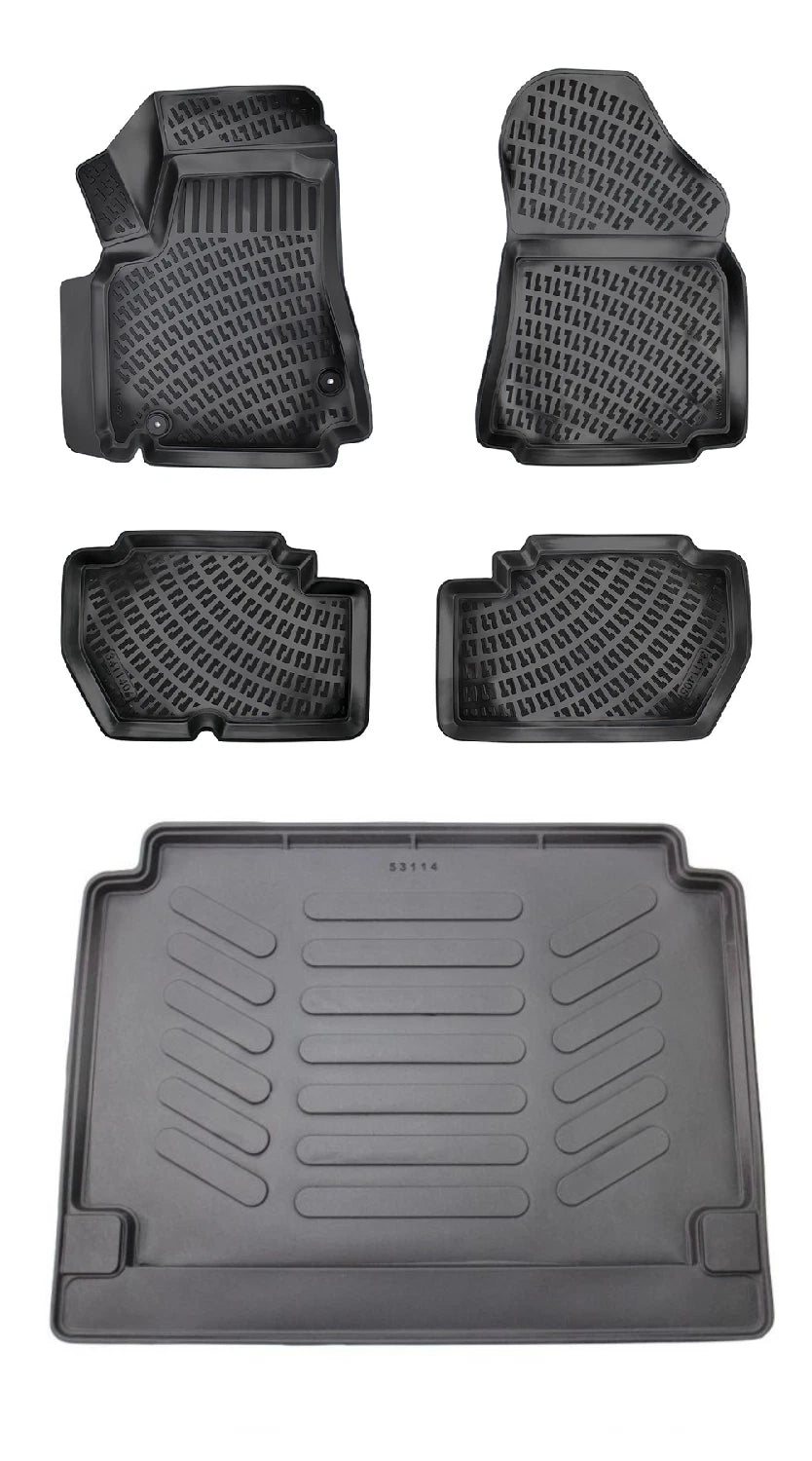 Rizline Peugeot Parter Tepe 110 Hp 2008-2018 3D Araca Özel Paspas ve Bagaj Havuzu Bmy