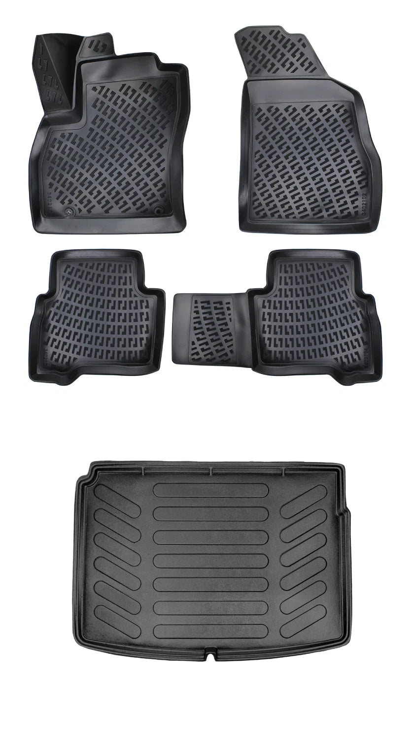 Rizline Citroen Nemo 2007 Sonrası 3D Araca Özel Paspas ve Bagaj Havuzu Bmy