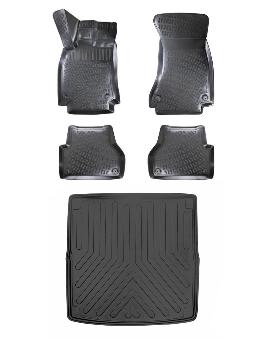 Rizline Audi A4 B8 Stw 2008-2016 3D Araca Özel Paspas ve Bagaj Havuzu Bmy