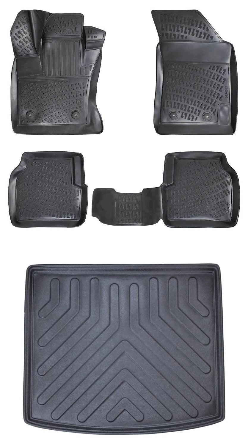 Rizline Jeep Compass 2017 Sonrası 3D Araca Özel Paspas ve Bagaj Havuzu Bmy