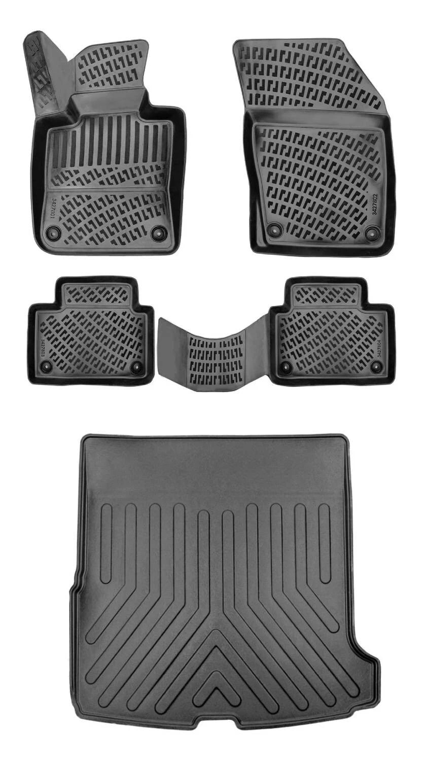 Rizline Volvo V60 2018 Sonrası 3D Araca Özel Paspas ve Bagaj Havuzu Bmy