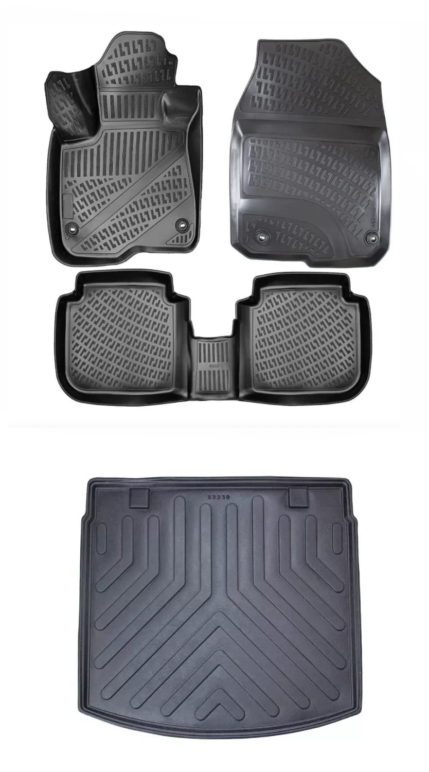 Rizline Honda Crv Üst Bagaj 2018-2022 3D Araca Özel Paspas ve Bagaj Havuzu Bmy