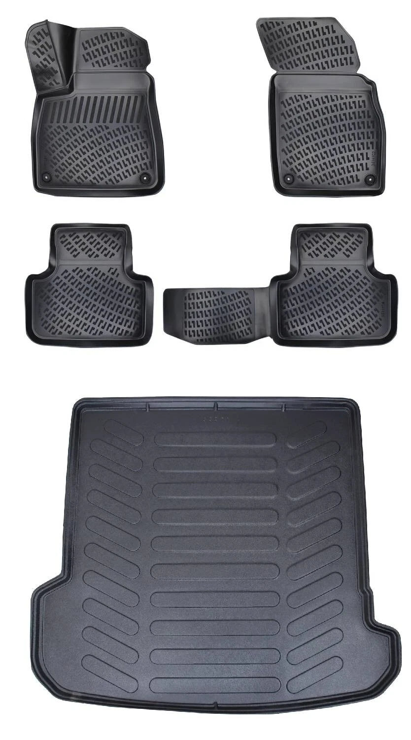 Rizline Audi Q7 2016 Sonrası 3D Araca Özel Paspas ve Bagaj Havuzu Bmy