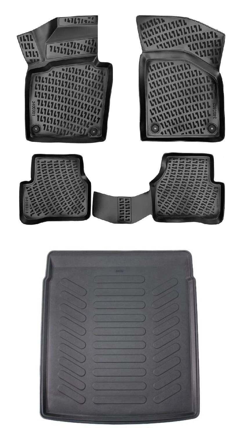 Rizline Volkswagen Passat B7 Variant 2010-2015 3D Araca Özel Paspas ve Bagaj Havuzu Bmy