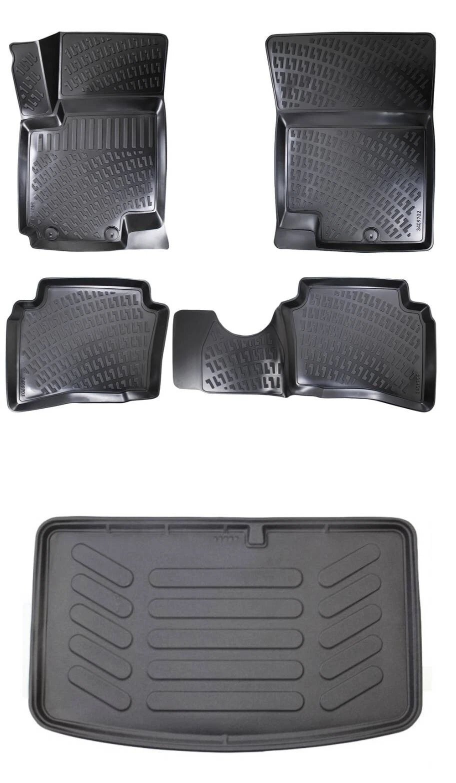 Rizline Hyundai I20 2008-2014 3D Araca Özel Paspas ve Bagaj Havuzu Bmy